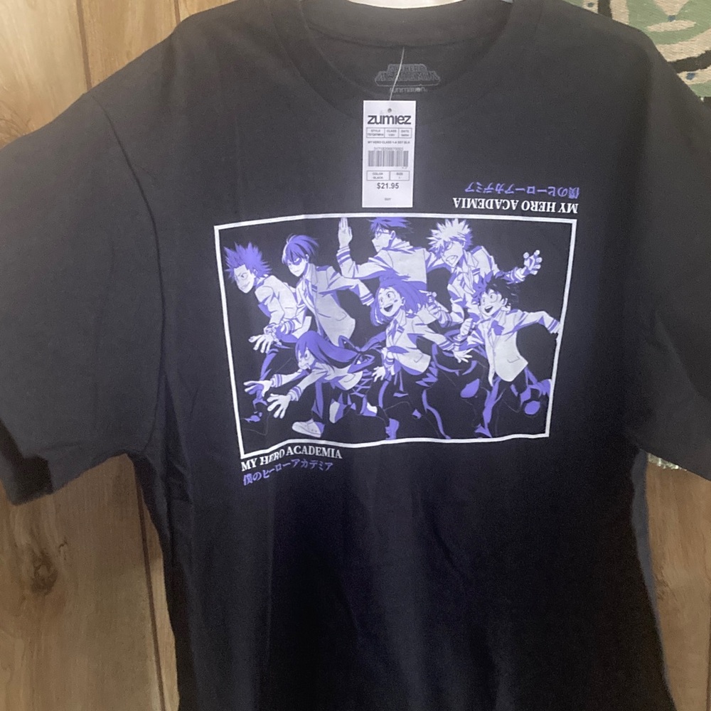 Zumiez My Hero Academia Black and Blue Tee